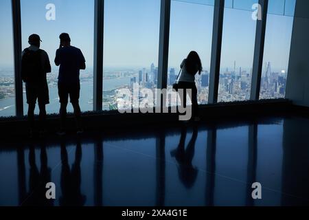 Zuschauer des One World Observatory Stockfoto