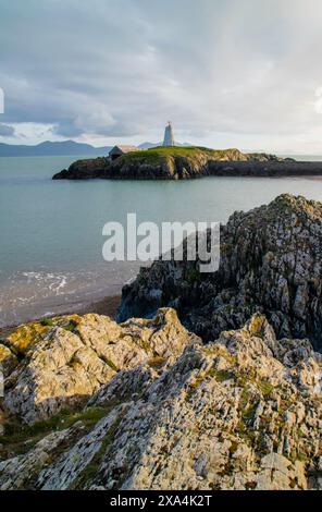 Llanddwyn Island, Newborough Warren und Ynys Llanddwyn National Nature Reserve, Anglesey, Nordwales, Vereinigtes Königreich Stockfoto
