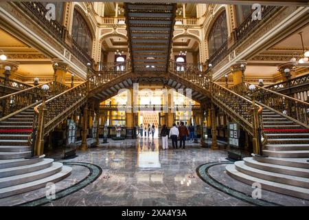 Palacio de Correos de Mexico Postal Palace of Mexico City, 1907, Mexico City, Mexiko, Nordamerika Copyright: RichardxMaschmeyer 801-3851 Editorial U Stockfoto