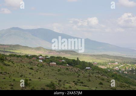 Eine malerische Aussicht vom Berg Aragats, Armenien Stockfoto