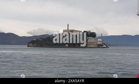 Das Alcatraz Gefängnis in San Francisco Bay, Kalifornien Stockfoto