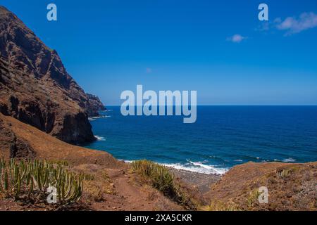 Der Strand 'Playa del Tamadite' im Norden Teneriffas Stockfoto