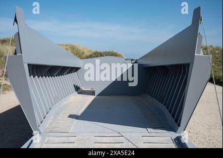 Angaben zum persönlichen Fahrzeug des Landungsbootes (LCVP) oder zum Higgins Boat – LCVP PA13-22 USA Stockfoto