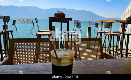 Ein malerischer Blick auf den Erhai See in Dali, Yunnan, China Stockfoto