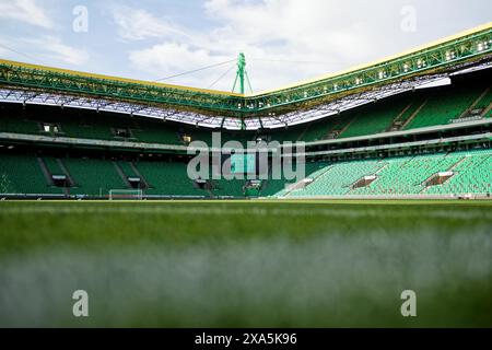 Lissabon, Portugal. Juni 2024. Lissabon, Portugal, 4. Juni 2024: Stadion vor dem Internationalen Freundschaftsspiel zwischen Portugal und Finnland im Estadio Jose Alvalade in Lissabon, Portugal. (Pedro Porru/SPP) Credit: SPP Sport Press Photo. /Alamy Live News Stockfoto