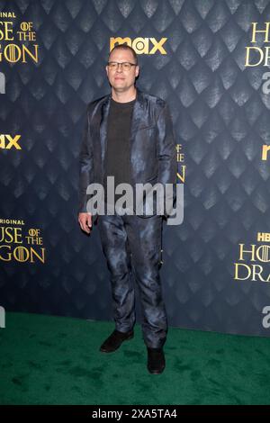 New York, Usa. Juni 2024. Mark James nimmt am 3. Juni 2024 an der Premiere von HBO „House of the Dragon“ im Hammerstein Ballroom in New York City, USA, Teil. (Foto von Thenews2/NurPhoto) Credit: NurPhoto SRL/Alamy Live News Stockfoto