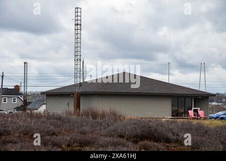 Marconi National Historic Site in Glace Bay, Nova Scotia, Kanada Stockfoto