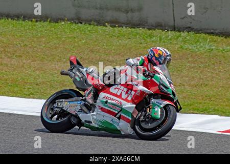 Juni 2024; Autodromo Internazionale del Mugello, Scarperia e San Piero, Florenz, Italien; italienischer MotoGP-Testtag 2024; Johann Zarco auf seinem LCR Honda Motorrad Stockfoto