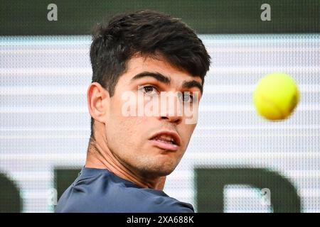 Paris, Frankreich. Juni 2024. Während des zehnten Tages des Roland-Garros 2024, ATP und WTA Grand Slam Tennis Turnier am 04. Juni 2024 im Roland-Garros Stadion in Paris, Frankreich - Foto Matthieu Mirville/DPPI Credit: DPPI Media/Alamy Live News Stockfoto