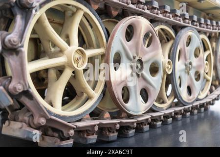 Deutsche Panzerfahrzeugbahn im Zweiten Weltkrieg Stockfoto