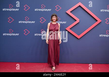 Natalia Verbeke nimmt am 3. Juni 2024 an einem Fotogespräch zum 5. Jahrestag von Atresplayer in Madrid Teil. Stockfoto