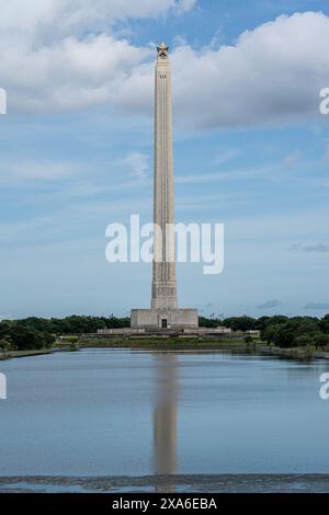 Das San Jacinto Monument in La Porte, Texas, USA Stockfoto