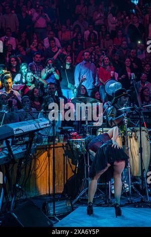 Alejandra Guzman in der palenque des Expogan Sonora 2014 (© Foto Luis Gutierrez von NortePhoto.com) Alejandra Guzman en el palenque de la expogan Sonora 2014 (© Foto Luis Gutierrez von NortePhoto.com ) Stockfoto