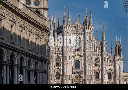 Mailänder Kathedrale, Metropolstadt Mailand, Metropolregion, Lombardei, Italien, Europa Stockfoto