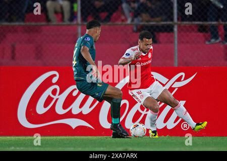 Tarija, Bolivien. Juni 2024. Alan Patrick von Internacional, während des Spiels zwischen Tomayapo und Internacional für die 4. Runde der Gruppe C der Copa Sudamericana 2024, im IV Centenario Stadium in Tarija, Bolivien am 4. Juni. Foto: Max Peixoto/DiaEsportivo/Alamy Live News Credit: DiaEsportivo/Alamy Live News Stockfoto