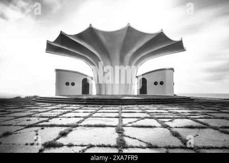 Musikpavillon, Kurmuschel Sassnitz, Rügen, Vorpommern-Rügen, Mecklenburg-Vorpommern, Deutschland, Europa Stockfoto