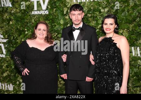 New York, USA. Juni 2024. Jessica Gunning, Richard Gadd und Nava Mau nahmen am 4. Juni 2024 an den Gotham TV Awards am Cipriani Broadway in New York Teil. (Foto: Efren Landaos/SIPA USA) Credit: SIPA USA/Alamy Live News Stockfoto