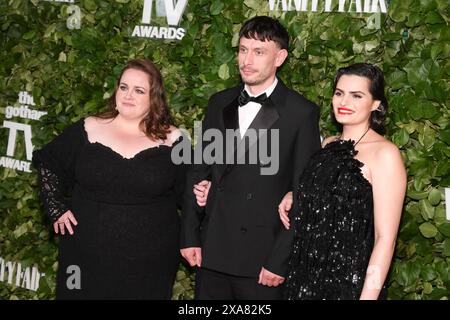 New York, USA. Juni 2024. Jessica Gunning, Richard Gadd und Nava Mau nahmen am 4. Juni 2024 an den Gotham TV Awards am Cipriani Broadway in New York Teil. (Foto: Efren Landaos/SIPA USA) Credit: SIPA USA/Alamy Live News Stockfoto