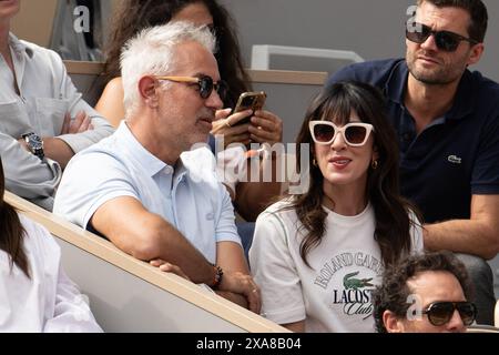 Paris, Frankreich. Juni 2024. Nolwenn Leroy besucht die French Open 2024 am 4. Juni 2024 im Roland Garros in Paris. Foto: Laurent Zabulon/ABACAPRESS. COM Credit: Abaca Press/Alamy Live News Stockfoto