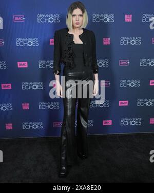 Los Angeles, USA. Juni 2024. Skye Aurelia bei The ORPHAN BLACK: ECHOES Screening in der West Hollywood EDITION in West Hollywood, CA am Dienstag, 4. Juni 2024. (Foto: Sthanlee B. Mirador/SIPA USA) Credit: SIPA USA/Alamy Live News Stockfoto