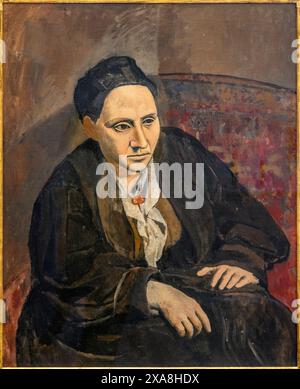 Gertrude Stein, von Pablo Picasso, 1905 - 1906. Öl auf Leinwand. Stockfoto