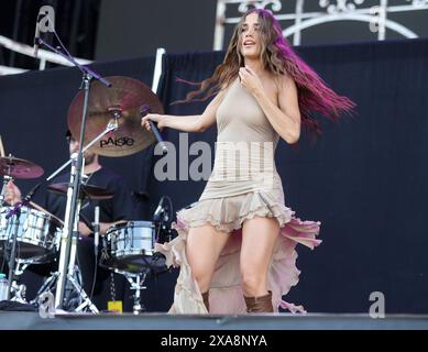 Mailand, It. Juni 2024. Clara im Konzert im Ippodromo la Maura in Mailand Credit: Independent Photo Agency/Alamy Live News Stockfoto