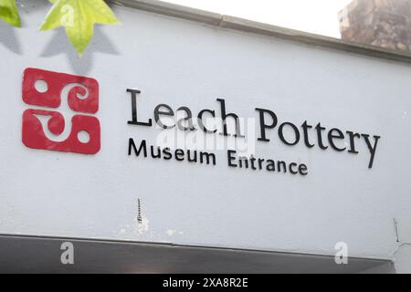 The Leach Pottery, St. Ives, Cornwall, England, Großbritannien, 2024 Stockfoto