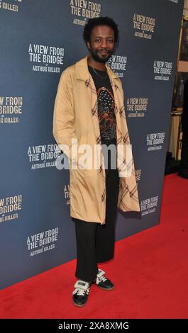 London, Großbritannien. Juni 2024. Omari Douglas beim Theaterstück Presss Night, Theatre Royal Haymarket, Suffolk Street, am Dienstag, den 4. Juni 2024 in London, England, Großbritannien. CAP/CAN ©CAN/Capital Pictures Credit: Capital Pictures/Alamy Live News Stockfoto