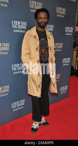 London, Großbritannien. Juni 2024. Omari Douglas beim Theaterstück Presss Night, Theatre Royal Haymarket, Suffolk Street, am Dienstag, den 4. Juni 2024 in London, England, Großbritannien. CAP/CAN ©CAN/Capital Pictures Credit: Capital Pictures/Alamy Live News Stockfoto