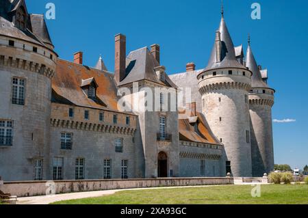 Schloss Sully-sur-Loire (14. - 17. Jahrhundert), Sully-sur-Loire, Loire-Tal, UNESCO-Weltkulturerbe, Loiret (45), Centre-Val de Loire reg Stockfoto