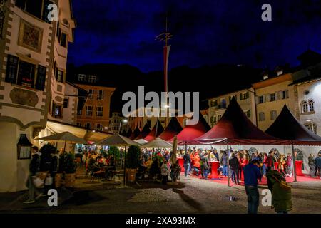 Natur Genuss Wein Weinanbau Kunst Kultur Welterbe Kalterersee Charta 31.05.2024 Kaltern/Kaltern Italien Südtirol Kaltern am Kalterer See/Kaltern g Stockfoto