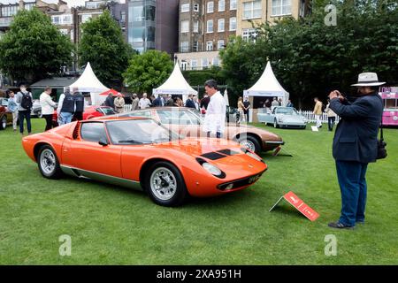 2024 London Concours bei der Honourable Artillery Comany in der City of London UK Stockfoto