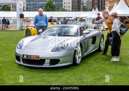 2006 Porsche Carrera GT beim London Concours 2024 bei der Honourable Artillery Company in London UK Stockfoto