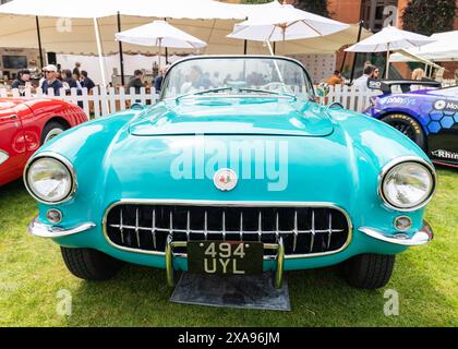 Chevrolet Corvette auf dem Londoner Concours 2024 Stockfoto