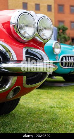 Chevrolet Corvette auf dem Londoner Concours 2024 Stockfoto