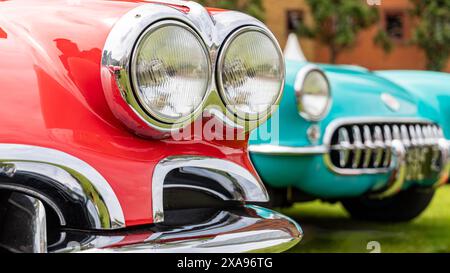 Chevrolet Corvette auf dem Londoner Concours 2024 Stockfoto