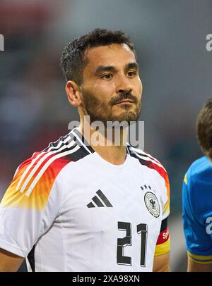 Ilkay Guendogan, DFB 21 im Freundschaftsspiel DEUTSCHLAND - UKRAINE 0-0 DEUTSCHLAND - UKRAINE in Vorbereitung auf die Europameisterschaft 2024 am 3. Juni 2024 in Nürnberg. Fotograf: ddp-Bilder/Sternbilder Stockfoto