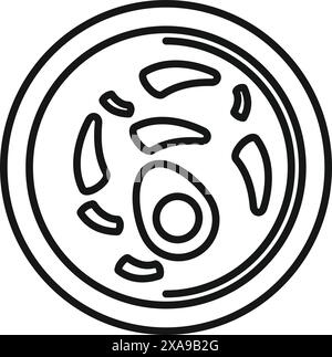 Erkunden Sie die komplexe Welt der Zellen und Biologie durch wissenschaftliche Beobachtung mikroskopischer Lebensformen im Labor Stock Vektor