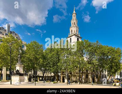 St Clement Danes eine anglikanische Kirche in der City of Westminster London Stockfoto