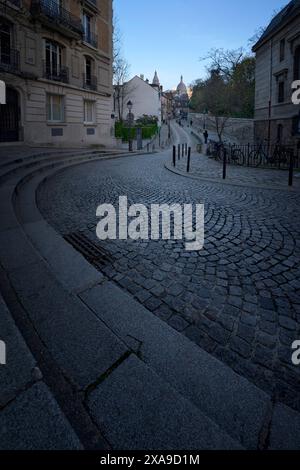 Abreuvoir Street in Paris (Frankreich) Stockfoto