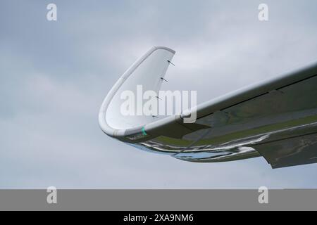 Berlin, Deutschland 05. Juni 2024: Internationale Luft- und Raumfahrtausstellung ILA 2024 im Bild: Winglet des neuen Airbus A 350 der Flugbereitschaft des Bundesministeriums für Verteidigung Kurt Schuhmacher *** Berlin 05. Juni 2024 Internationale Luft- und Raumfahrtausstellung ILA 2024 Foto Copyright: XFotostandx/xReuhlx Stockfoto