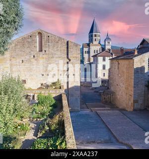 Abtei Cluny, mittelalterliches Kloster in Burgund, Frankreich Stockfoto