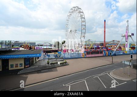 Peter Pans Spielplatz in Southend. Stockfoto