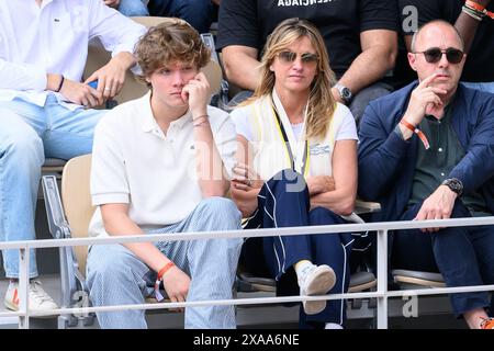 Paris, Frankreich. Juni 2024. Teilnahme an den French Open 2024 im Roland Garros am 5. Juni 2024 in Paris, Frankreich. Foto: Laurent Zabulon/ABACAPRESS. COM Credit: Abaca Press/Alamy Live News Stockfoto