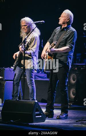 Manchester, Großbritannien. Juni 2024. Die US-Rocklegenden Eagles treten im Rahmen ihrer „The Long Goodbye“-Tour im Co-OP Live in Manchester auf. Foto: Thomas Jackson/Alamy Live News Stockfoto