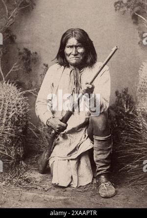 Geronimo von A. Frank Randall 1887 Stockfoto