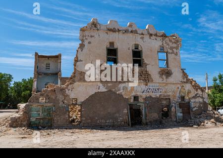 Verlassene Kolonialarchitektur in Berbera, Somaliland, Somalia, Afrika Stockfoto