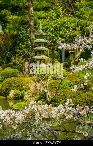 Okazaki Park im Heian Jingu Schrein, Kyoto, Honshu, Japan, Asien Stockfoto