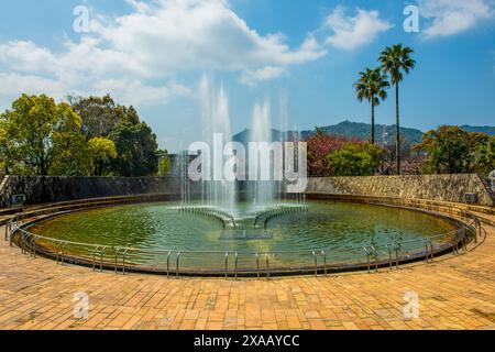 Nagasaki Friedenspark, Nagasaki, Kyushu, Japan, Asien Stockfoto