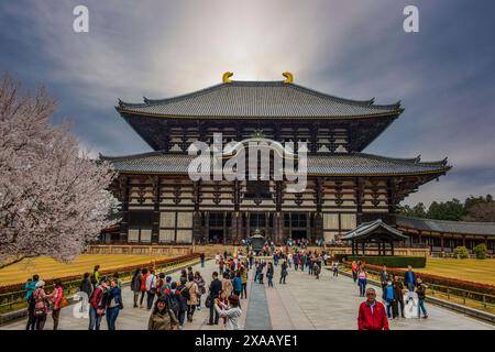 Todaiji-Tempel, UNESCO-Weltkulturerbe, Nara, Kansai, Honshu, Japan, Asien Stockfoto